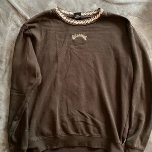 Billabong Men's Dark Brown Crewneck Sweater